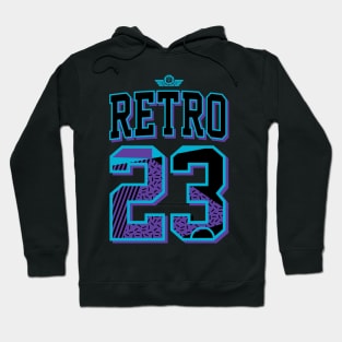 Retro 23 Throwback Aqua Sneaker Hoodie